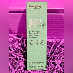 Resting Beach Face Sunscreen Serum by Everday for Every Body